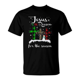 Jesus Is The Reason For The Season Christian Christmas Xmas  T-Shirt