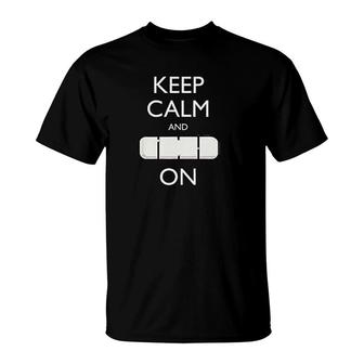 Keep Calm And Carry On T-Shirt | Mazezy