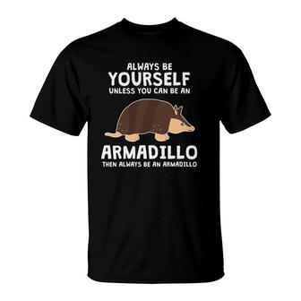 Kids Be A Armadillo Animal Outfit Clothes Gift Armadillo T-Shirt | Mazezy