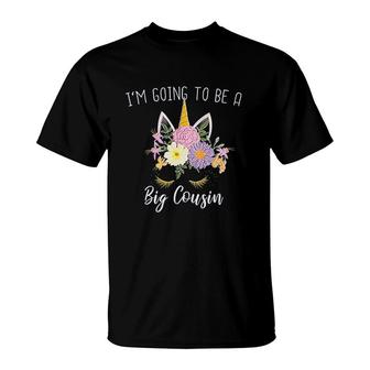 Kids I Am Going To Be A Big Cousin T-Shirt | Mazezy