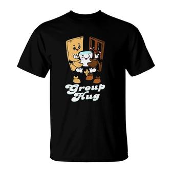 Kids Smores S'mores Group Hugs Fun Camping Food Marshmallows T-Shirt | Mazezy