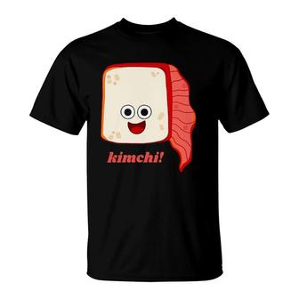 Kimchi Korean Food Cute Cartoon Design T-Shirt | Mazezy