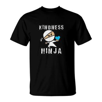 Kindness Ninja Choose Kind Anti Bullying Movement T-Shirt | Mazezy