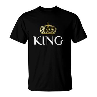 King And Queen T-Shirt | Mazezy