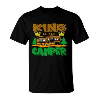 King Of The Camper Rv Campings Camper T-shirt - Thegiftio UK