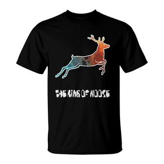 King Of Moose Colorful T-Shirt | Mazezy