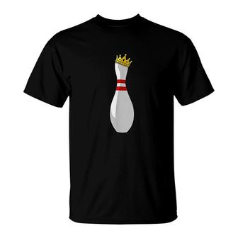 King Pin Funny Bowling King Pin T-Shirt | Mazezy