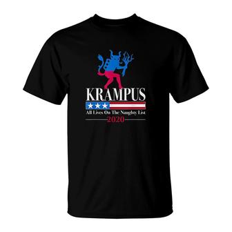 Krampus All Lives On The Naughty List 2020 T-Shirt - Thegiftio
