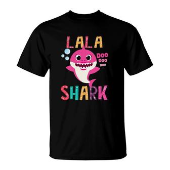 Lala Shark , Funny Mother's Day Gift For Women Mom T-Shirt | Mazezy