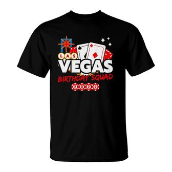 Las Vegas Birthday Vegas Trip 2022 Vegas Birthday Squad T-shirt - Thegiftio UK