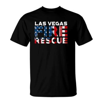 Las Vegas Nevada Fire Rescue Department Firefighters T-Shirt | Mazezy
