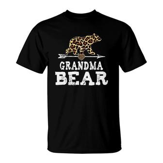 Leopard Grandma Bear T-Shirt | Mazezy