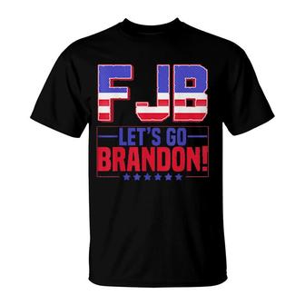 Let’S Go Brandon Fjb American Flag Impeach Biden Tee T-Shirt | Mazezy