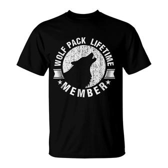 Lifetime Wolf Pack Member T-Shirt | Mazezy