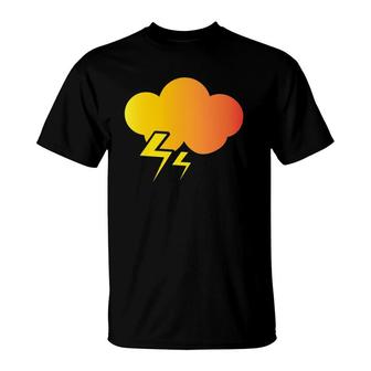 Lightning Thunder Bolt Storm Flash Cloud Strikes Gift T-Shirt | Mazezy