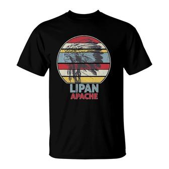 Lipan Apache Native Mexican Indian Retro Sun T-Shirt | Mazezy