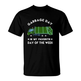 Little Boys Cute I Love Trash Garbage Kids Birthday Graphic T-Shirt - Seseable