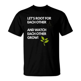 Little Sprouts Let's Root For Each Other T-Shirt
