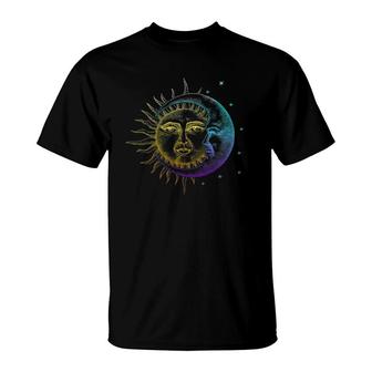 Live By The Sun Love By The Moon Spirituality Gift Bohemian T-Shirt | Mazezy