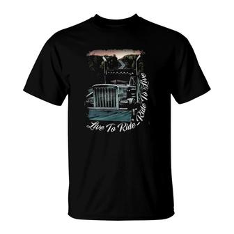 Live To Ride Ride To Live T-Shirt | Mazezy