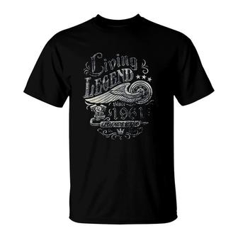 Living Legend 1961 Legends Never Die T-Shirt | Mazezy