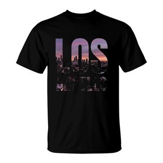 Los Angeles Skyline T-Shirt | Mazezy CA