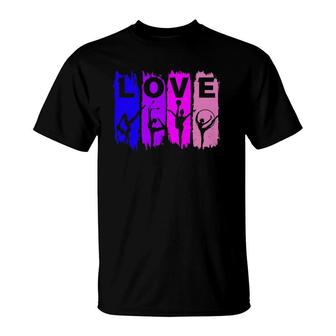 Love Rhythmic Gymnastics Gymnast Lover Gift T-Shirt | Mazezy