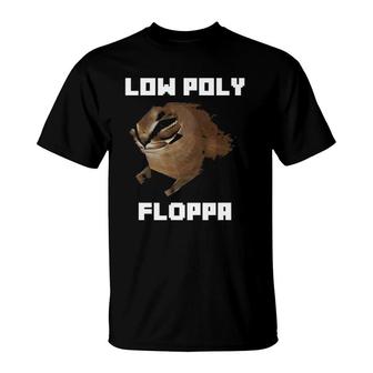 Low Poly Floppa Meme Big Floppa Meme Cat T-Shirt | Mazezy
