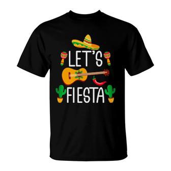 Lustige Mexikanische Lets Fiesta Cinco De Mayo T-Shirt | Mazezy UK
