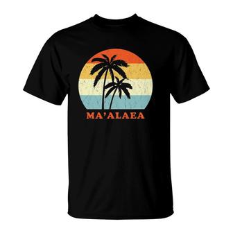 Maalaea Maui Vintage Sun & Surf Throwback Vacation Gift T-Shirt | Mazezy UK