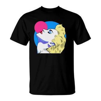 Madonnas True Blue Artwork T-Shirt | Mazezy