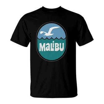 Malibu California Vintage Retro 1970'S Design T-Shirt | Mazezy