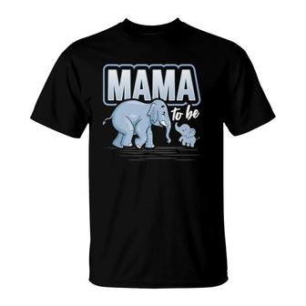 Mama To Be Elephant Baby Shower Pregnancy Gift Soon To Be T-Shirt | Mazezy AU