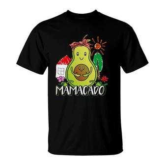 Mamacado Keto Avocado Seed Mother's Day Cute Avocado T-Shirt | Mazezy