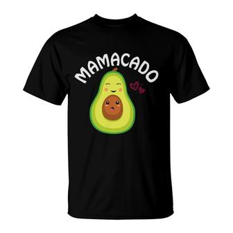 Mamacado Pregnancy Announcement Mother To Be 1St Mom New Parent New Dad Mom Baby T-shirt - Thegiftio