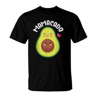 Mamacado Pregnant Avocado Pregnancy Announcement Gift T-Shirt | Mazezy