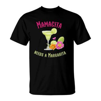 Mamacita Needs A Margarita Women Cinco De Mayo T-Shirt | Mazezy