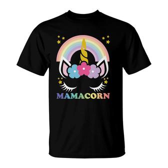 Mamacorn Unicorn Mama Cute Unicorn Mom Mamacorn Unicorn T-Shirt | Mazezy