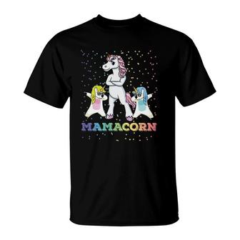 Mamacorn Unicorn Mama Unicorn Girl Unicorn Mom Mamacorn T-Shirt | Mazezy