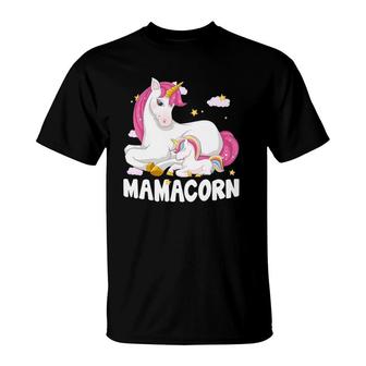 Mamacorn Unicorn New Mom Baby Mommy Mother T-Shirt | Mazezy