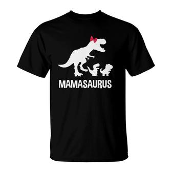 Mamasaurus Dinosaurus Family - Funny Mother Gift Idea T-Shirt | Mazezy