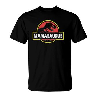 Mamasaurus Mom Matching Dinosaur Mother's Gift T-Shirt | Mazezy