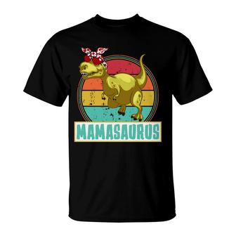 Mamasaurus Rex Dinosaur Mama Saurus T-shirt - Thegiftio