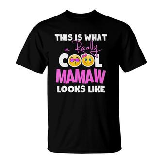 Mamaw Gifts From Grandson Granddaughter T-Shirt | Mazezy