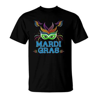 Mardi Grass Festivity Party Masque Parade Gift T-Shirt | Mazezy