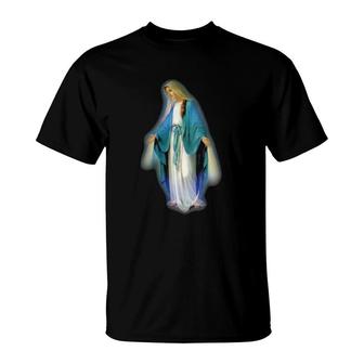 Mary Blessed Mother Catholic Gift T-Shirt | Mazezy