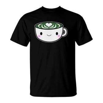 Matcha S For Women Green Tea Latte Kawaii Cute T-Shirt | Mazezy