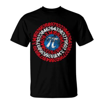 Mathematician Captain Pi Superhero Math Nerd Geek Pi Day T-Shirt | Mazezy