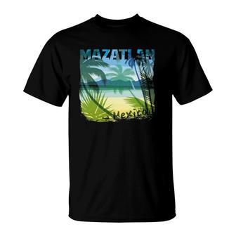 Mazatlan Mexico Beach Summer Matching Family Palms Tree T-Shirt | Mazezy