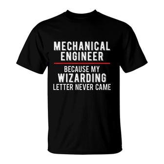 Mechanical Engineer Graduation Gift Design For Wizards T-Shirt | Mazezy